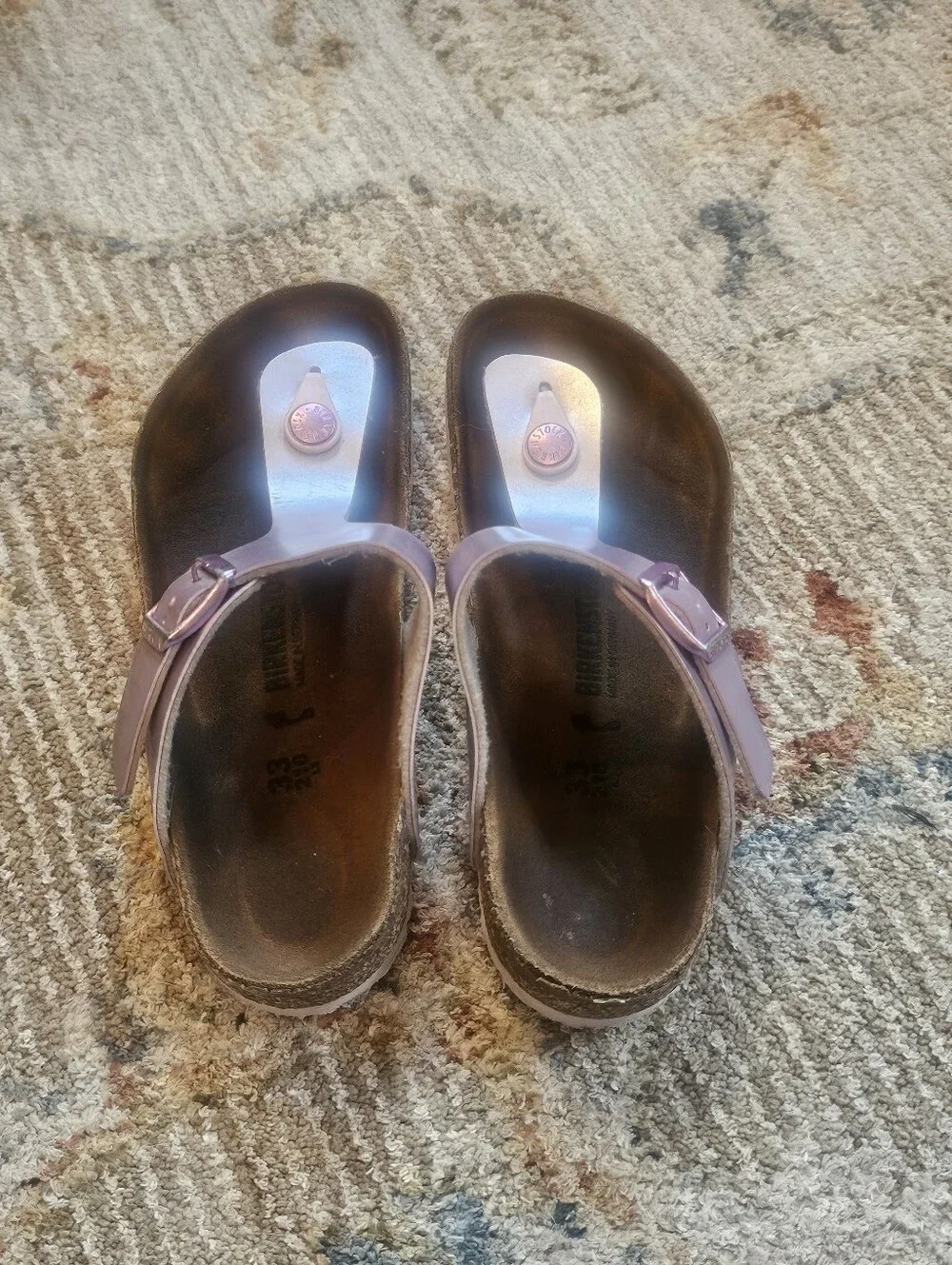 Birkenstock Sandals Sz 33 Or US  Kids 2-2.5
